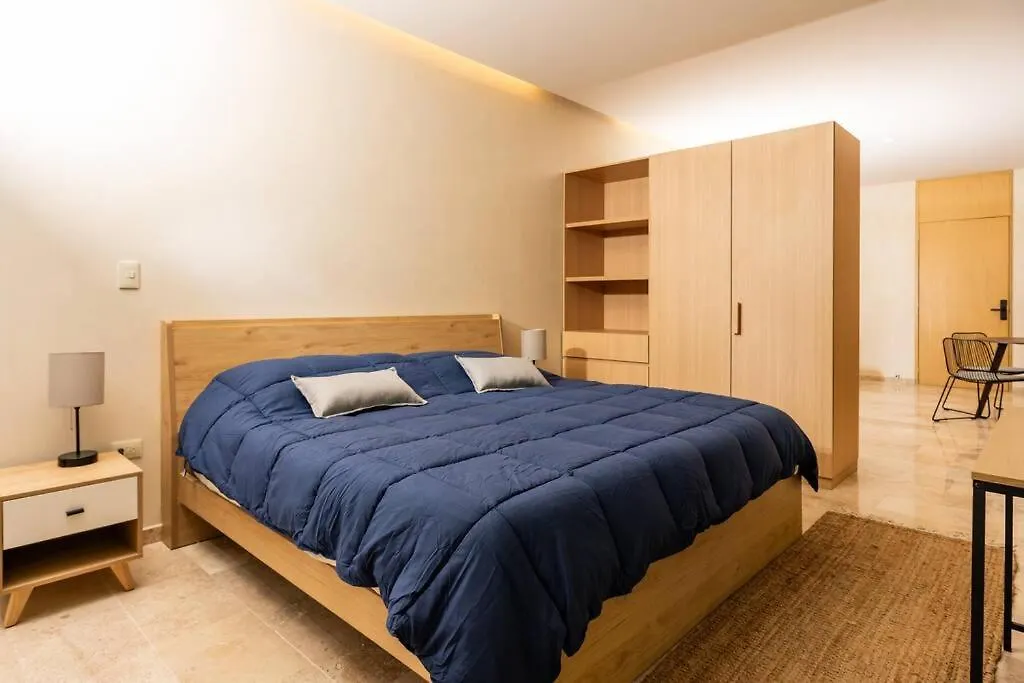 아파트 Estudio Moderno En La Av Nader 칸쿤