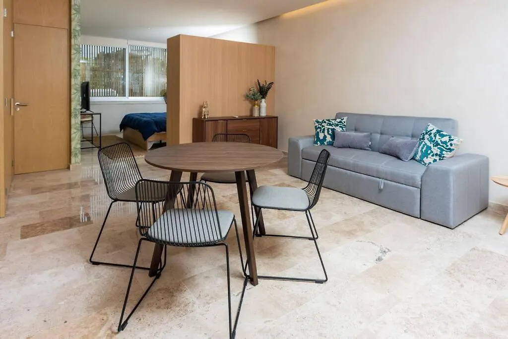 Estudio Moderno En La Av Nader 칸쿤 아파트