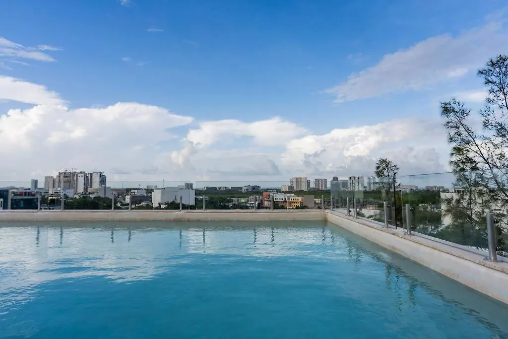 Lägenhet Estudio Moderno En La Av Nader Cancún Mexiko
